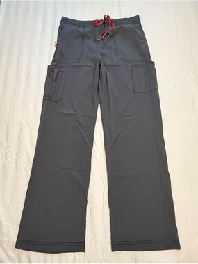 Carhartt Force Cross-Flex Women's Boot Cut Pant - Gray with Pink